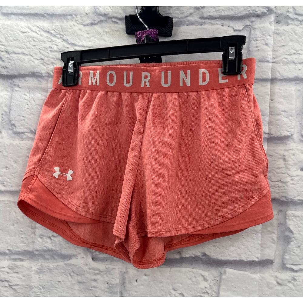Under Armour Womens Loose Fit Shorts Coral Xs